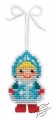 Christmas Tree Decoration Snow Maiden by RIOLIS - 1539AC