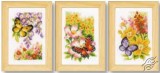 Butterflies and Flowers by Vervaco - PN-0155954
