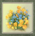 Globe Flowers by RIOLIS - 0058-PT
