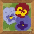 Three Pansies by RIOLIS - 1633