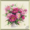 Peonies in a Vase by RIOLIS - AM0009
