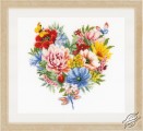 Heart of Flowers by Vervaco - PN-0179766