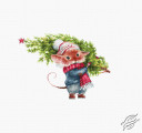 Mouse with Fir Tree by Luca-S - B1169