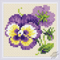 Pair of Pansies by RIOLIS - AM0037