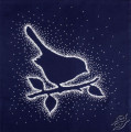 Snow silver. Bird by RTO - CU014