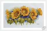 Bright Sunflowers by Merejka - K-125